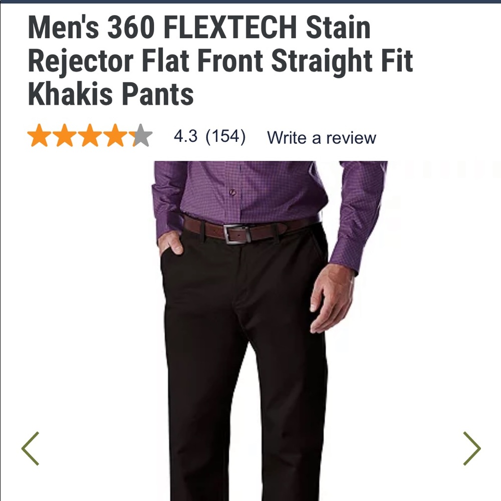 Denver Hayes modern fit khakis